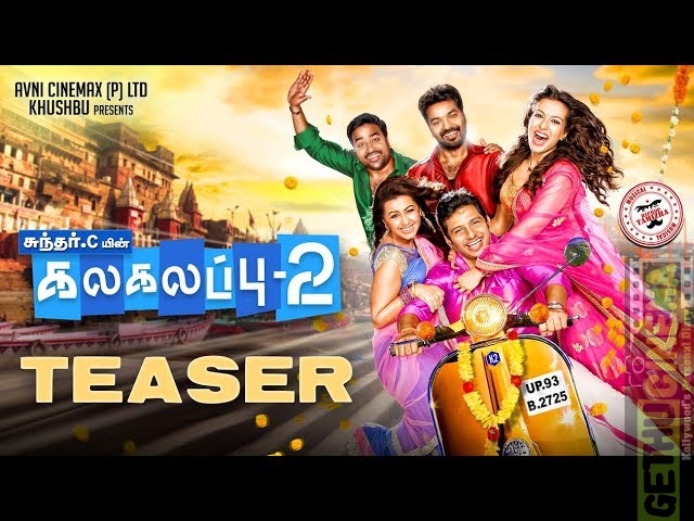 Kalakalappu 2 | Teaser 2K | Jeeva, Jai, Siva, Catherine Theresa, Nikki Galrani | Avni Groups