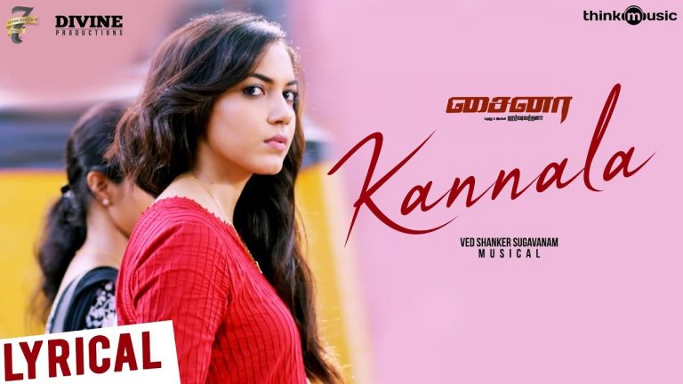 China | Kannala Song with Lyrics | Kalaiyarasan, Ritu Varma | Ved Shanker Sugavanam