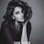 Hindi Medium actress pakistani saba qamar zaman  black and white photo cool attitude(8)