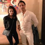 Hindi Medium actress pakistani saba qamar zaman  black dress with shoaib akhtar in white(26)