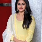 Keerthy Suresh, Nadigaiyar thilagam Press Meet, Yellow Dress