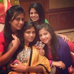 Niranjani Ahathian (27)with friends cousins
