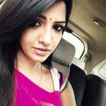 Pavani Reddy, selfie, car