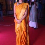 Shalini Pandey, traditional look, yellow saree, event