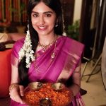 Adah Sharma, festival, saree, smile