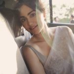 Adah Sharma, white, saree