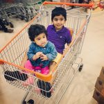 Allu Arjun, daughter, son, shopping