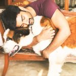 Atharvaa, pet animal, dog