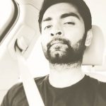 Atharvaa, selfie, car