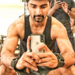 Atharvaa, six pack, work out, gym