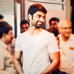 Atharvaa, white dress