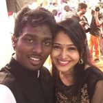 Atlee Kumar , Krishna Priya, celebration, black dress