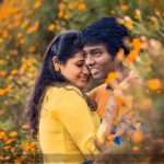 Atlee Kumar , Krishna Priya, couple goals, yellow dress