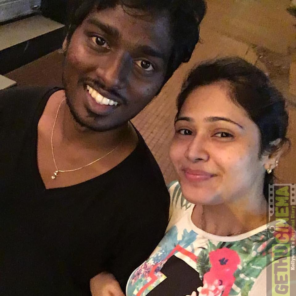 Atlee Kumar , Krishna Priya, selfie