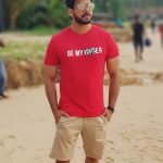 Bharath, Beach, Red Dress