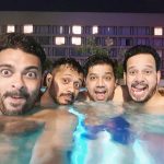 Bharath, Water, Friends, Swimming Pool, Selfie