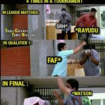 CSK Memes, CSK Won 2018, final, vadivelu, fan