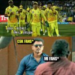 CSK Memes, CSK Won 2018, yellow army, csk team, vijay