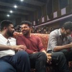 Ezhumin Movie Trailer Launch, Str, Karthi, Vishal, Friends, Happy