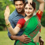 Ghajinikanth, Arya, Sayyeshaa Saigal, Green Saree, Hug, Love