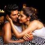 Ghajinikanth, Arya, Sayyeshaa Saigal, White Dress, Cute Couple