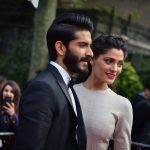 Harshavardhan kapoor black tuxedo red carpet look with girl (11)