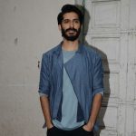 Harshavardhan kapoor in light blue over coat simple look (1)