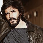 Harshavardhan kapoor rough bearded leather jacket long hair style  (9)