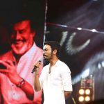 Kaala Audio Launch Event, dhanush, mic, stage