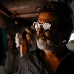 Kaala, Rajinikanth, black dress, glass