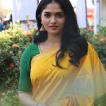 Kaali, Press Meet, sunaina yellow saree, 2018