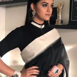 Keerthy Suresh, black saree