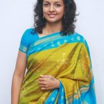 Kiruthiga Udhayanidhi, bluse saree, smile