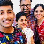 Nivetha Thomas, family, hd, selfie