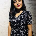 Nivetha Thomas, recent, 2018, black colour