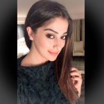 Raai Laxmi, selfie, black colour dress