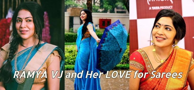 Ramya VJ and her love for Saree’s | Saree Love, Traditional Ramya Gallery|