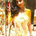 Shamlee, Shamili,  Yellow Saree, Glamour