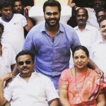 Shanmuga Pandian, vijay kanth, Premalatha, group, function