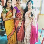 Sonu Gowda, yellow saree, friend marriage