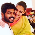 Vignesh Shivan, Nayantara, saree, lovers