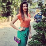 bhavana orange and green dress (20)