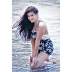 malvika sharma, model, beach