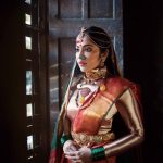 ramya vj golden saree impersonating padmaavat look, antique jewellery stunning look cosplay deepika padukone