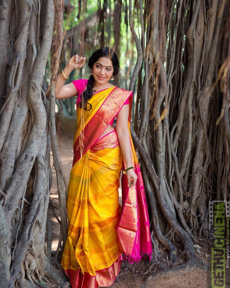 Indian Traditional Beautiful young girl in saree posing outdoors 4982420  Stock Photo at Vecteezy