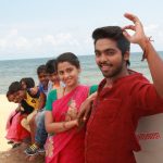 sema movie gallery hd g v prakash and arthana binu by boat for song red dress (10)