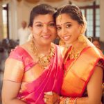 Aarthi, Jayam ravi Wife, red saree, rare