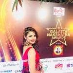 Aishwarya Dutta, Bigg Boss 2, award function, saree