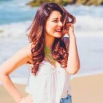 Anchal Singh, beach, smile