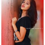 Anikha Surendran, Baby Anika, Black T Shirt, kissable